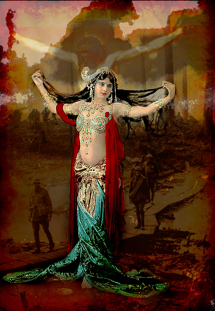 Small MATA HARI  Crucefixtion 